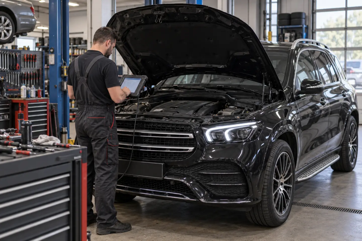 Diagnostyka Mercedesa w niezależnym warsztacie